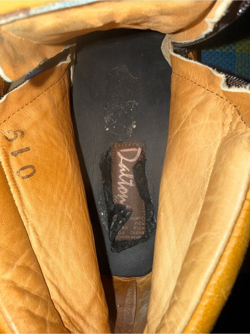 Dalton Men’s Size 11.5 Leather Basket Weave Dual Zipper Men’s Chukka Boots